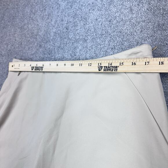 Patagonia Duway Flat Front Size 12 Skort Womens Tan Khaki Zippered Sides Hiking - Picture 4 of 9